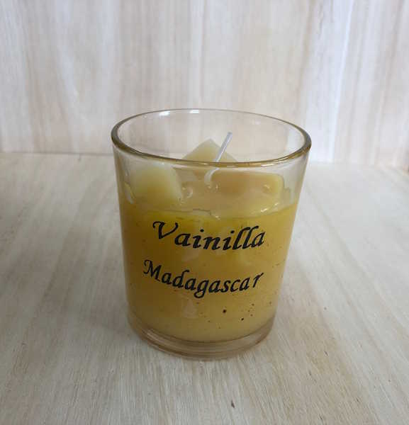 Vela vaso aroma Vainilla